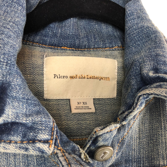 Pilcro & The Letterpress Anthropologie Jean Jacket - Picture 5 of 8
